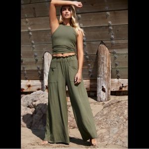 Blissed out wide leg pants free people